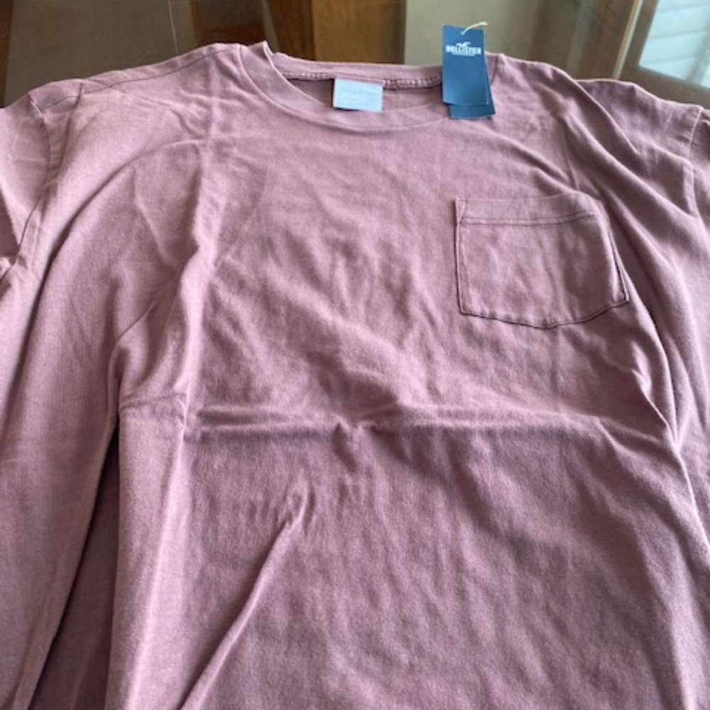 Hollister New with Tags Dress T Shirt with Pocket Red